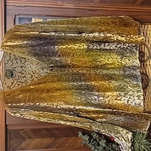 Burnout velvet cardigan